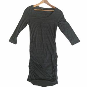 Express Heather Grey Maternity Dress
